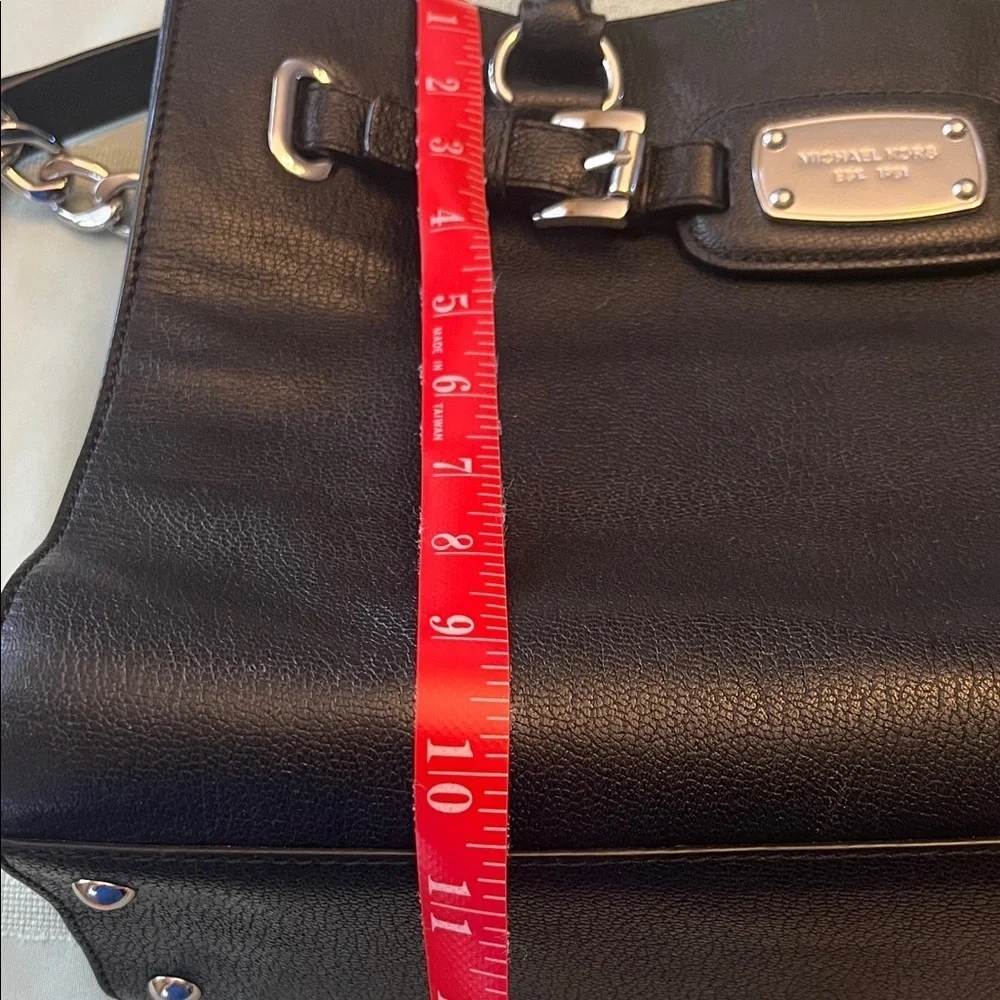 Michael Kors Black Leather Shoulder Bag